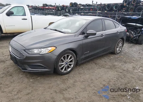 2017 Ford Fusion Hybrid Se из США, поврежденный, VIN 3FA6P0LU3HR336649